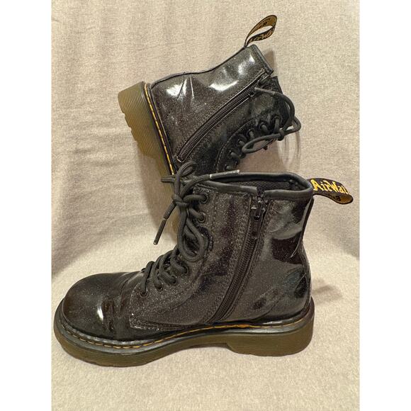 Dr. Martens 1460 Glitter J Youth Size 3 Side Zip or Lace Up - Picture 3 of 10